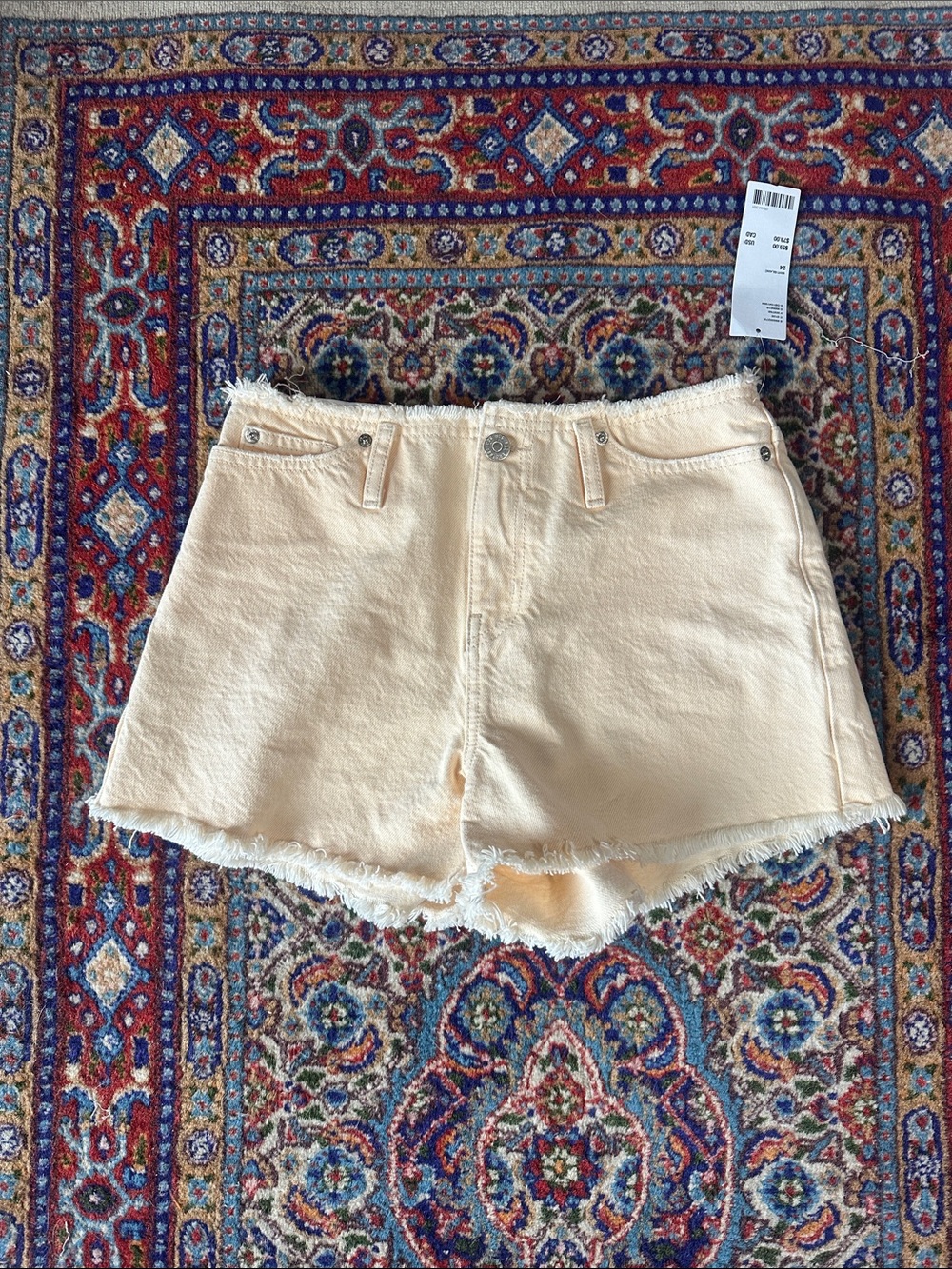 Urban Outfitters Peach Colour Cutoff Shorts